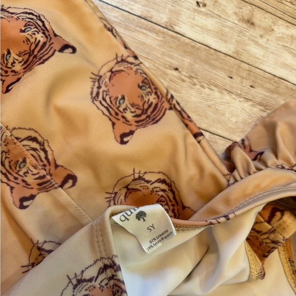 Kate Quinn Ruffle Front Tiger Swimsuit - Picture 5 of 5